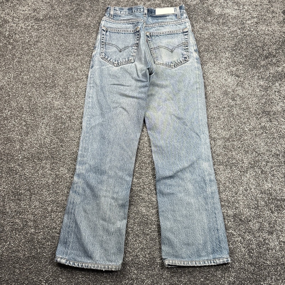 RE/DONE x Levi's Reconstructed Straight Leg Jeans Women's 24 High Rise Denim